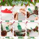 24 Pcs Christmas Garland Hanger Green Wreath Ties Hooks for Mantle Adjustable Stocking Holder Reusable Adhesive Straps Wreath Hangers for Front Door Fireplace Staircase Banisters