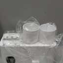 iHave Toothbrush Holders for Bathrooms, 2 Cups Toothbrush Holder Wall Mounted with Toothpaste Dispenser - Large Capacity Tray, Cosmetic Drawer - Bathroom Decor & Bathroom Accessories (White)