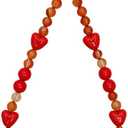 Red Cherry Phone Charm Beaded Heart Phone Wrist Strap Cell Phone Bracelet Charm Camera Wrist Lanyard Strap Phone Key Chain String Decorative Phone Charms