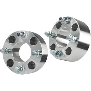 WFLNHB 2pcs Golf Cart Wheel Spacers 2 inch 4x101.6mm Hub Bore: 62mm Thread Size: 1/2x20 Silver Replacement for Golf Carts