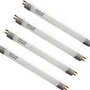 6'' F4T5/CW Under Cabinet Bulb,T5 4W Cool White Linear Fluorescent Tube,Replacement Bulb for GE,Eiko 15501, Sylvania 20416,Sunlite 05040, Rayovac,Coleman Lantern,G5 Bi-Pin Base,4100K (4PACK)