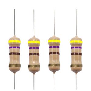 470 Ohm Carbon Film Single Fixed Resistor 1/2 W (0.5 Watts) 5% Tolerance, (470 R, 470 ohm, 470 Ω) Resistor (10 PCS)