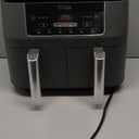 Ninja DZ201 Foodi 8 Quart 6-in-1 DualZone 2-Basket Air Fryer with 2 Independent Frying Baskets, Match Cook & Smart Finish to Roast, Broil, Dehydrate & More for Quick, Easy Meals, Grey