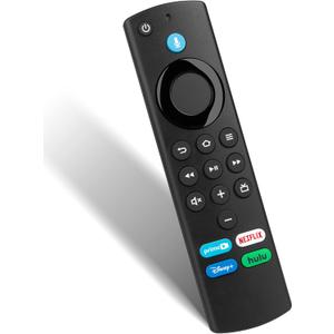 yalanle Replacement Voice Remote Fit for Smart TVs Stick & Cube, Smart TV 3rd Gen for Insignia/Toshiba/Pioneer/4K Max/4K/Stick Lite Smart TVs