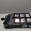 Magnetic Thermal Insulated Door Curtain, Fits Door Size 38" x 82",Durable Oxford Cloth&Thicken Polyester Fiber Fill, Efficient Temperature Control, Durable Construction, Soundproof and Windproof (Polyester Dark gray)