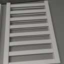 Dog Gate Indoor, Freestanding Dog Fence for The House, Doorways, Hallways,or Stairs,Pet Gate Foldable Wooden,Expandable 24" Height 3 Panels,White