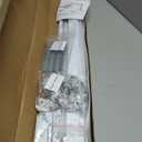 Ceiling Curtain Track, Curtain Track with Roller Hooks, 9ft - 12ft Ceiling Mounted Rail Set for Room Divider, White