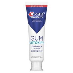 Crest Pro-Health Gum Detoxify Deep Clean Toothpaste 4.8 oz - Anticavity, Antibacterial Fluoride Toothpaste, Clinically Proven, Gum and Enamel Protection, Plaque Control (4.8 Ounce (Pack of 1))
