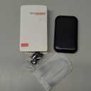 Bluetooth Headset, Wireless Bluetooth Earpiece V5.0 Hands-Free Earphones with Built-in Mic for Driving/Business/Office, Compatible with iPhone and Android (Black)