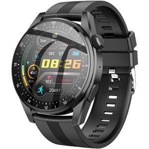  Y9 - Smart Sports Watch Call Version, Screen: TFT 1.32 Inch, 3.5D Touch Screen, IP68 Waterproof, BT V4.0, Support Multiple Exercise Modes, Heart Rate, 19 Languages - Black