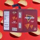 Trading Card Binder Album, 400 Pockets, 50 Removable Sleeves, 3-Ring Zipper, 4-Pocket Pages (Red 400)