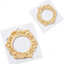 2 Pcs Small Frame Silicone Mold Sugarcraft Cake Decorating Tools Fondant Gompaste Molds