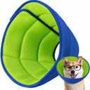 Soft Dog Cone Collar to Stop Licking After Surgery, Comfy Dog Cone Alternative for Large Medium Small Dogs/Cats, Adjustable Washable E-Collar for Spay Neuter Recovery and Neck Protection (Blue)