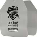 8.75 lb Curved Weighted Vest Plates for Men and Women - 1 Pair Ergonomic Contoured Steel Plates - High-Density Build for Weighted Vests, CrossFit, Hero WOD and Rucking