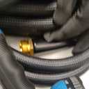 Garden Hose 100FT Non-Expanding Lightweight Flexible（Black）