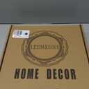 Leemxiiny 13" Antique Blue Charger Plates, Set of 6 Plastic Textured Chargers for Dinner Plates with Embossed Rim, Table Dcor, Party, Wedding, Holiday (FD04BL)