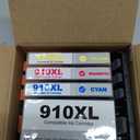 910 910XL 8020 Ink Cartridges Black and Color Combo Pack for HP Printers | Compatible for HP910XL Ink Cartridges for Printer Office Jet Pro 8010 8025 8030 8035 8028 8022 8018 Series (4 Pack Multipack)