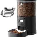 PETULTRA Automatic Cat Feeder: 4L Timed Cats Food Dispenser Programmable 1-6 Meal for Cat and Small Medium Dog- Auto Pet Feeder Easy to Set Up Dual Power Supply with Desiccant Bag| Detachable Washable