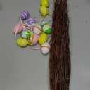 50Pcs Real Dried Birch Twigs - 17" Birch Sticks with Mini Easter Eggs for Easter Decor, 100% Natural Small Birch Branches for Easter Decorations, Centerpieces, Rustic Home Decor, DIY, Wreath