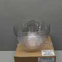 US Acrylic Vista Clear Plastic Salad and Serving 10-inch Bowls | set of 3 | Reusable, BPA-free, Made in the USA | 135 oz. capacity