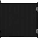 Retractable Baby Gate for Stairs & Doorways, 55" Wide x 33.6" Tall Easy Installation Mesh Dog Gate for Indoor & Outdoor Use,Pet and Dog Safety Gate for Hallways(Black)