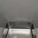 Stainless Steel Litter Box, Metal Cat Litter Box with High Sided for Medium and Small Cats, Kitty Litter Boxes, Non-Stick, Easy to Clean, Sturdy and Durable Cat Toilet (17.52" L x 13.6" W x 6" H)