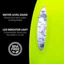 OVENTE Electric Kettle, 1.7L Fast Boiling Water Heater for Coffee or Tea, BPA Free with Water Level Gauge, Auto Shut-Off, Boil-Dry Protection, Indicator Light and Removable Filter, Green KP72G