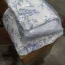 Madison Park Essentials Blue Floral Comforter Set with Sheets King,7pc