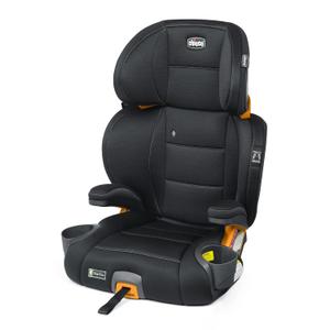Chicco KidFit ClearTex Plus 2-in-1 Belt-Positioning Booster Car Seat, Backless and High Back Booster Seat, for Children Aged 4 Years and up and 40-100 lbs., Obsidian/Black, Manufactured Date 03/2026, Do Not Use After 03/20234