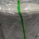 Large Rice Storage Container 15-20 Lbs, Tall Flour Container with Scoop + Cup - Slim Dry Food Storage Bin for Cereal, Sugar, Beans, Pet Dog Cat Food Container - Kitchen and Pantry Storage Organization (Cream White)