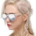 Myiaur Classic Sunglasses for Women Polarized Driving Anti-Glare UV Protection