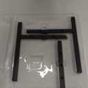 Airpark Plant Stand Indoor Adjustable, Metal Modern Plant Stands, Heavy Duty Stable Plant Pot Flower Holder Indoor Outdoor Corner, Fit 8 9 10 11 12 inch Pots, Black (Pot & Plant Not Included)