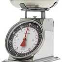 Taylor Mechanical Kitchen Weighing Food Scale with Bowl, Weighs up to 11lbs, Measures in Grams and Ounces, Food Scales for Kitchen, Black and Silver