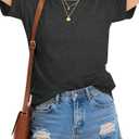 Magical Shirt for Women Magic Kingdom T Shirt Family Vacation Tee Princess Castle Casual Short Sleeve Tops (M)