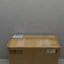 Emak Modern Pendant Lights Kitchen Island, 8 Inch Gold Pendant Light with Milk Glass Shade, Hanging Light Fixture for Kitchen Island, Dining Room, Bathroom, Bedroom, PL122-GD-ML