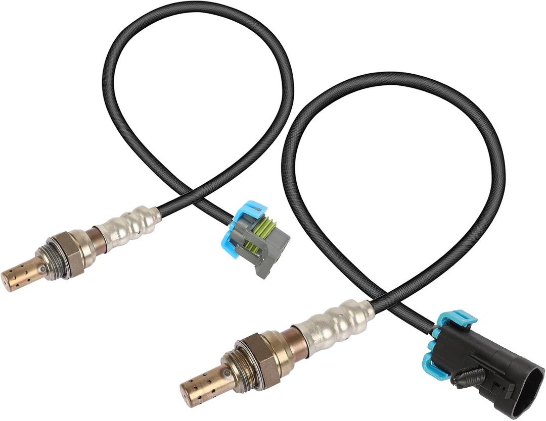 O2 Oxygen Sensor Compatible for Chevrolet, for GMC, for Buick, for Pontiac & for Saturn - Equinox 2015-2017, for Malibu 2008-2012, Lacrosse, G6, Aura - 2.4L, Upstream & Downstream, 2-PC Set