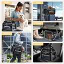 Lekereise Top-Expandable Pet Carrier 18x13x9.5 Inch Southwest Frontier Airline Approved Soft Sided Underseat to 15lbs Travel Carriers for Small Cats Dogs with Locking Safety Zippers Anti-Scratch Mesh