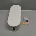 Insulated Cable Management Box with Ventilation Openings, Cord Organizer for Power Strips Chargers USB Cables, Child and Pet Safe, Desk and Home Office Storage(Large White)