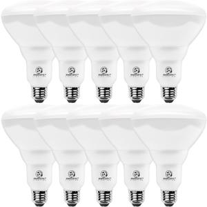 Energetic BR40 LED Indoor Flood Light Bulbs, Dimmable, 5000K Daylight, 110W Equivalent, 1600LM, E26 Base, Recessed Can Light, High Lumen, Flicker Free, UL Listed, 10 Pack