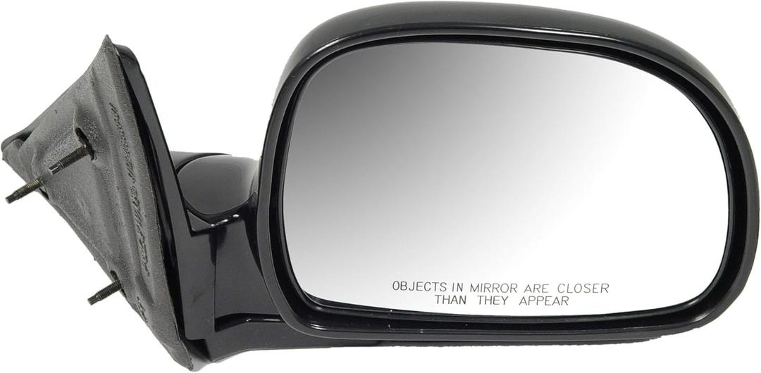 Dorman 955-306 Passenger Side Manual Door Mirror - Folding Compatible with Select Models, Black