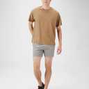 Amazon Essentials Men's Slim-Fit 5" Flat-Front Comfort Stretch Chino Short (Previously Goodthreads) (29, Light Grey)