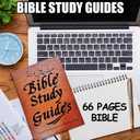 66-Page Bible Study Guide, Daily Bible Study, A 66-Page Yearlong Bibles Studys Plan for Women-Daily Scripture Quotes, Prayer Reflections to Strengthen Faith - Christian Gift