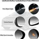 Right Passenger Side Mirror For 2016-2022 Lexus RX350 2018-2022 RX350L RX450h RX451hL Mirrors with Blind Spot Indicator, Heated, Memory, Turn Signal Indicator, Auto Folding, without Camera