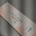 CJL HAIR 14" Short Ponytail Hair Extension Wrap Around Pony Tail Clip in Curly Wavy Synthetic Fake Hairpiece for Women Ash Medium Brown/Ash Blonde