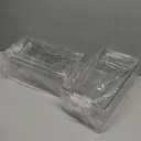 8 PACK Freezer Organizer Bins Clear Stackable Storage Bins with Side Handles for Fridge Organization and Storage Home Organization Must Haves