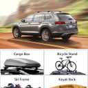 Tuyoung 300lbs Roof Rack Cross Bars Compatible with Volkswagen VW Atlas 2017-2026 with Raised Side Rails(Not For Atlas Cross Sport), Lockble Heavy Duty Anti-Theft Aluminum Roof Rails Crossbars Rooftop