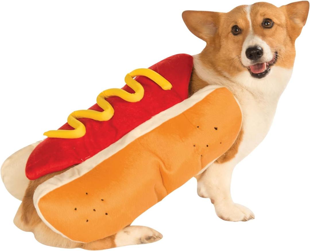 Rubies Hot Dog Pet Costume for Themed Parties and Halloween, Large, (Pack of 1)