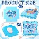 Mindsoft 6 Sets Mother's Day DIY Pillow Craft Kits Cute Floral Tied Pillows with Happy Mother's Day Design, Handmade Gifts for Mom, Craft Activities, Home Decoration & Party Decor Favors