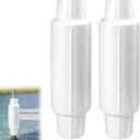 Dock Fender Bumper for Post, Boat Dock Bumpers Slide-Over Post Pole, Slip-On Dock Leg Pipes and Mounting Brackets, Vertical Protection Dock Guards, Soft UV-Resistant Marine-Grade Vinyl, 22.44 Inch Length
