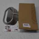 Hand Towel Ring with Shelf, 304 Stainless Steel Hand Towel Holder, Heavy Duty Bath Accessories, Wall Mounted Towel Hanger for Bathroom Kitchen (Brushed Nickel)